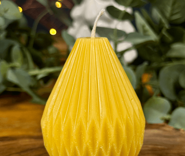 Geodesic Christmas Candle